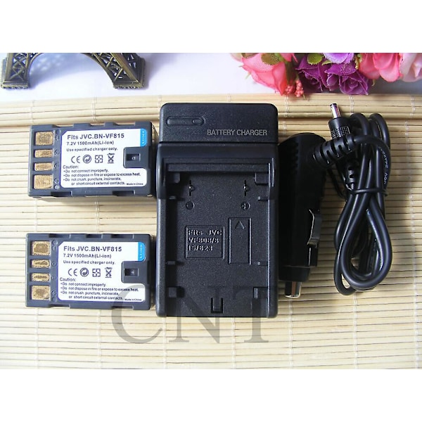 Bn-vf815 Batteri eller oplader kompatibel med JVC Bn-vf808 Bn-vf808u Bn-vf815u Bn-vf823u