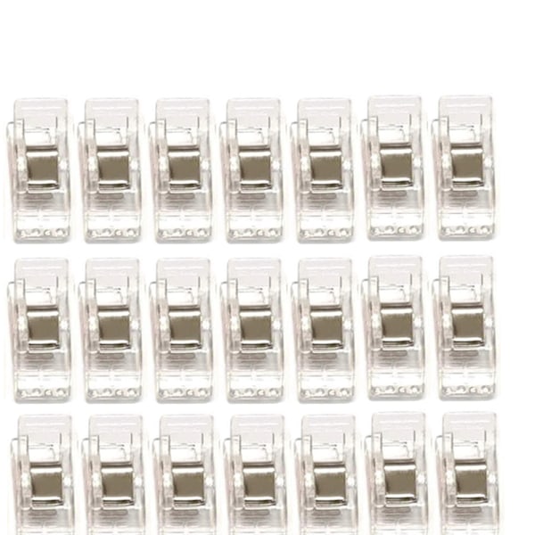 Syklips 20-pakning Transparent Gennemsigtig