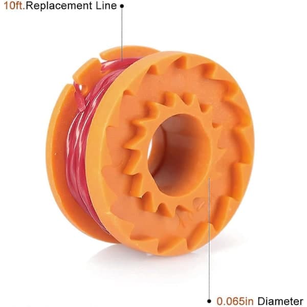 12-pack Trimmer Line for Worx 20V Trimmers, Durable Replacement Spool for Pool Covers and Edgers, Improved Cutting Speed_RY-FY-