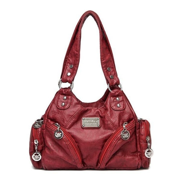 Skulderveske Crossbody Veske VINRØD Vinrø Wine red