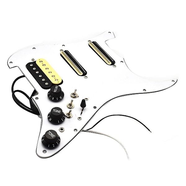 St Elektrisk gitar Pickup Pickup Kabler ladet Fortrådet pickguard Gitar Pickguard Scratchplate-yu