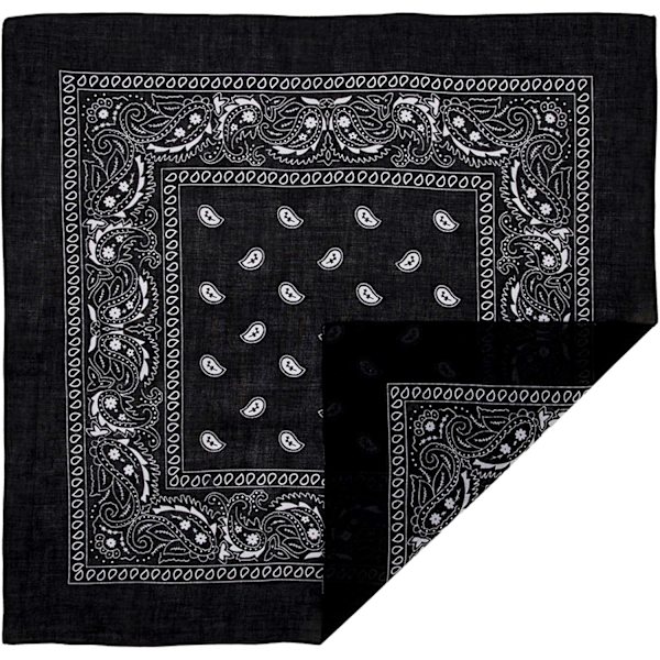 Stor bomuldsbandana i paisleymønster (22\" x 22\")