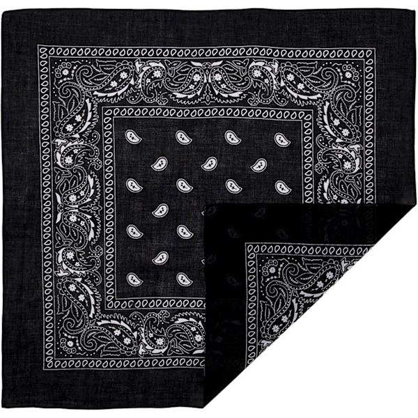 Suuri puuvillainen paisley-kuvioinen bandana (22\" x 22\")