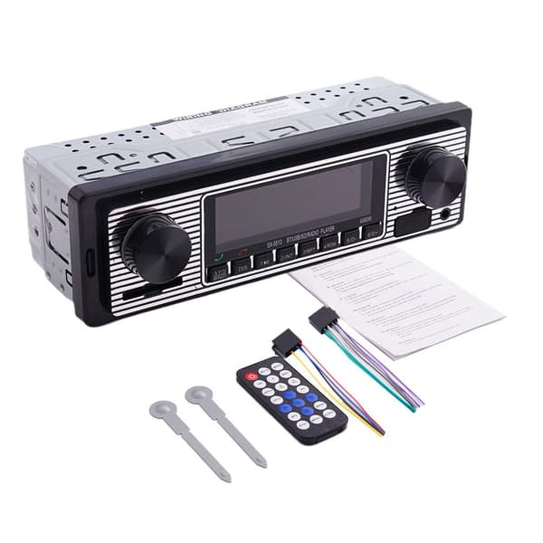 Vintage Bluetooth bilstereo MP3-afspiller lyd FM Aux USB-modtagelse-FY-