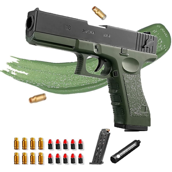 2023 Ny lekepistol for barn, skumskytepistoler for gutter, oppgradert plastlekepistol, barnebursdagsgave for utendørslek