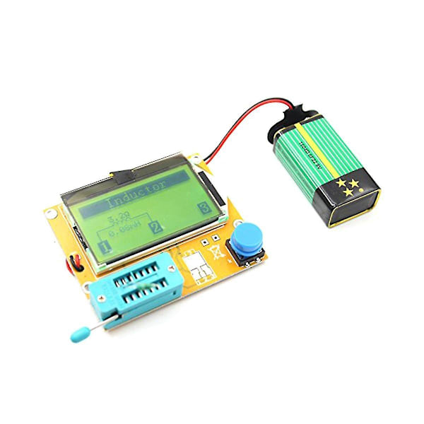 328 Grafisk Transistortester, Npn Pnp Diode Triode Kondensator Esr Mosfet Modstandssensor Lcd Dis