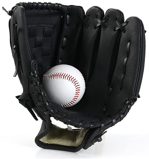 Baseballhandske og bold til børn, unge og voksne