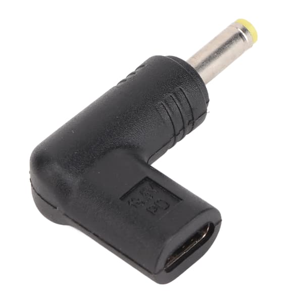 Type C hun til DC 4.0x1.7mm adapter, understøtter 100W PD hurtigopladning, 90 graders vinklet USB C til DC adapter-FY-