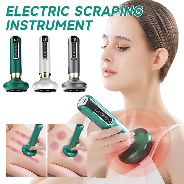 Håndholdt Cellulitemassager, Kropsskulpturmaskine, Genopladelig & Trådløs Anti-Cellulitemassager, Mavefedtmassager Grey