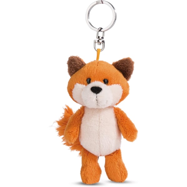 10 cm Orange-Sustainable Companion Cuddly Animal Pendant Lanyard, Ring & Key Holder