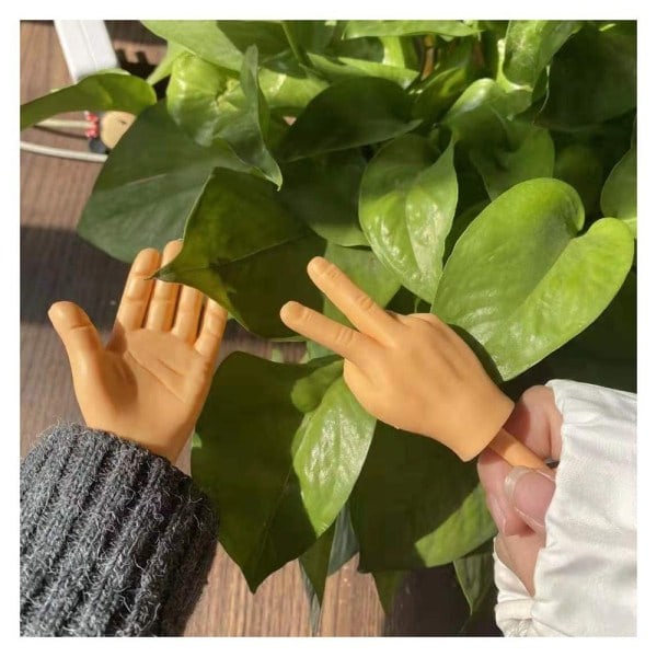 Tiny Hands Fingerdockor Hand Sax Rock Paper Game