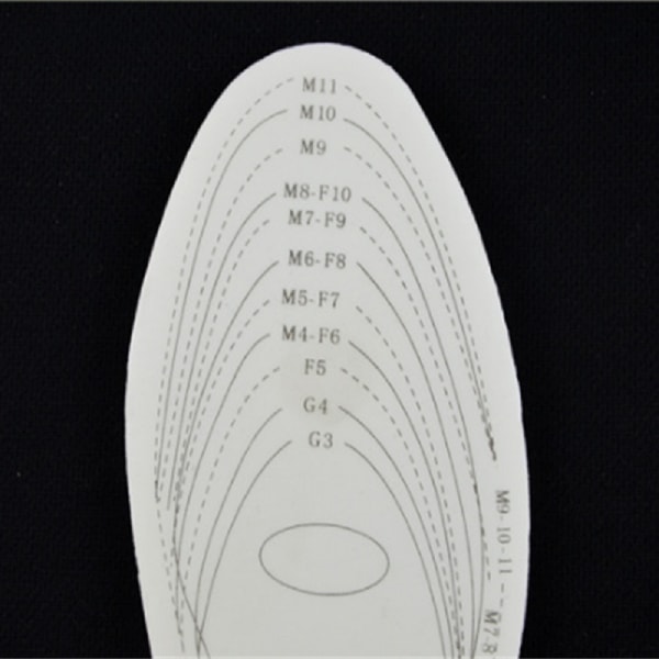 INF Indlægssåler stødabsorberende skoindlæg (35-44) Hvid Vit 30 cm
