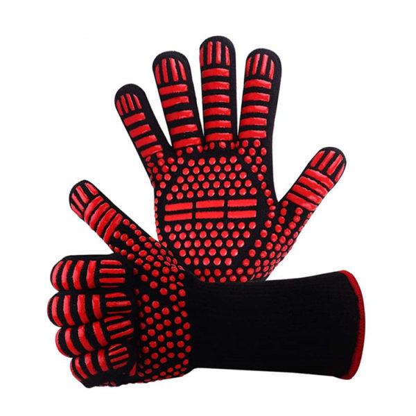 Grillhandske, värmebeständig handske, ugnshandskar upp till 800 C, Universalvärme