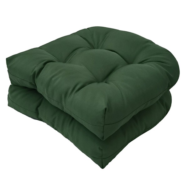 Utesofa Puter Sett med 2, Utemøbler Gulvputer NAVY-X42- GREEN