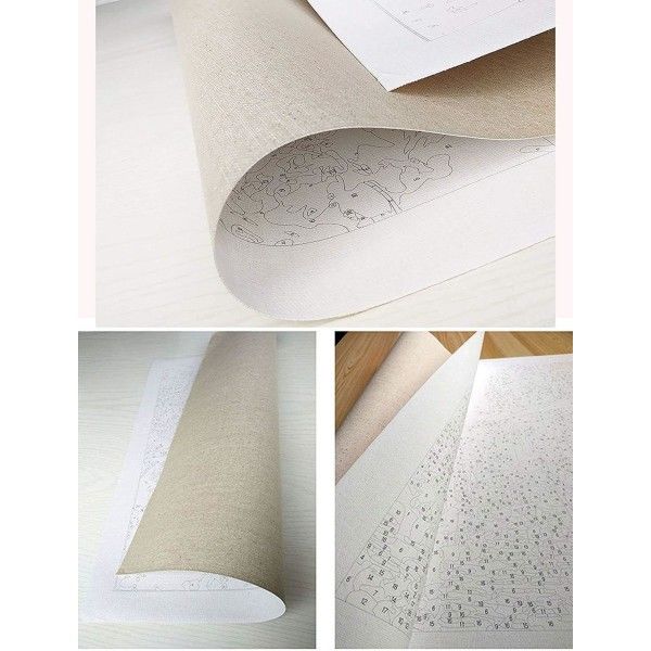 Måla efter nummer, måla efter nummer kit, färg canvas målning
