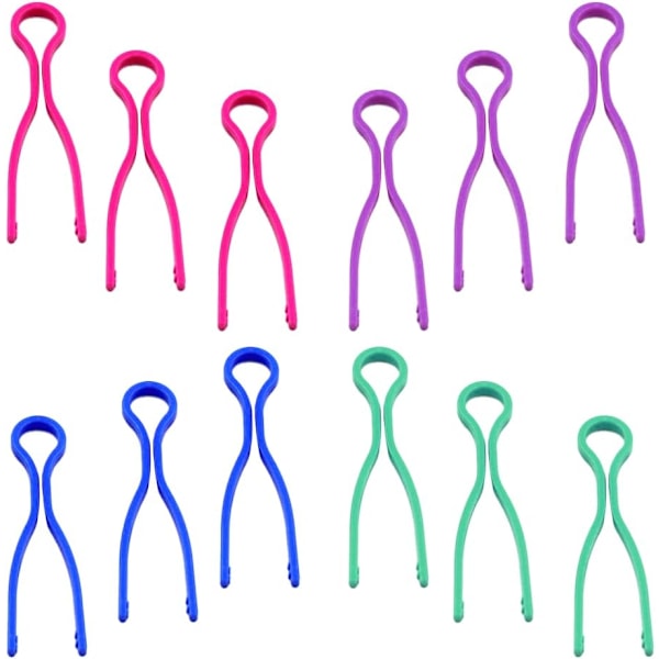 Bobbinholder Clips, 12 stk Bobbinholder, Trådspolholder, Plast Bobbin Buddies, Til Organizer