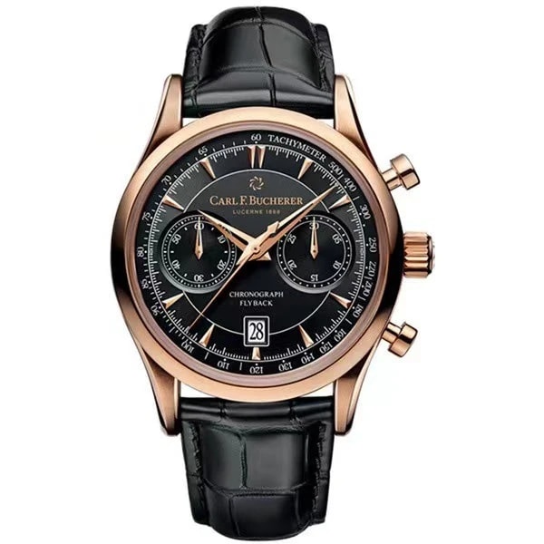 Carl F. Bucherer Herreure Lyxmærke Kvarts Armbåndsur Automatisk Bevægelsegaver Vandafvisende ur til mænd gold