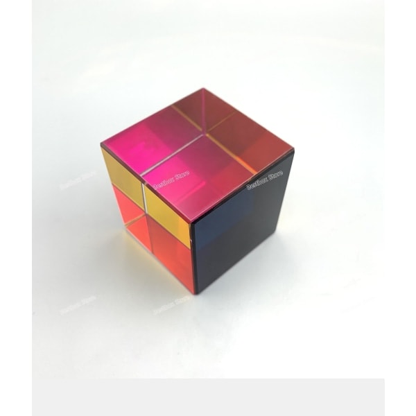 L40 Kbxlife Blandet Farve Terning 47 mm (1,9\") Terning til Hjem eller Kontor Legetøj Science Learning Cube Påske Prisma Skrivebordslegetøj