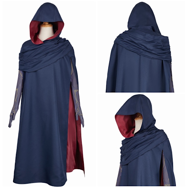 Arcane: League of Legends Kausi 2 Viktor Cosplay Viitta Puku+Vyö Rintakoru Vain Puku‘-PO- Only Costume M
