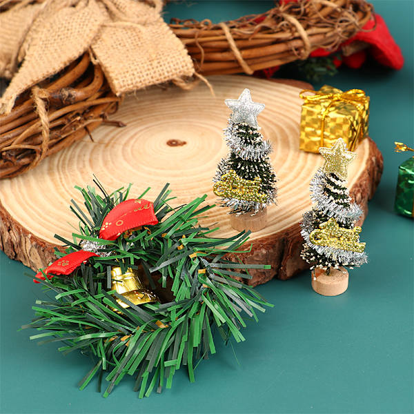 1:12 Dukkehus Miniatyr Juldekor Girlander Juletrær Orna A A A one size