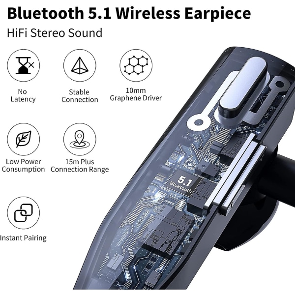Bluetooth hörlur för mobiltelefon, Bluetooth headset med mikrofon
