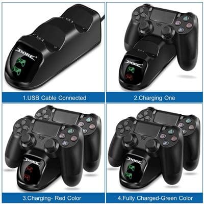 Generisk trådlös Bluetooth-kontroller kompatibel med PS4 B-FY-