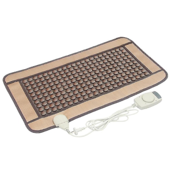 220 stk. Turmalin Sten Pop Relax Varme Turmalin Magnetterapi Flad Måtte PR-C06A Germanium Sten Fysioterapi Pad 45x80cm