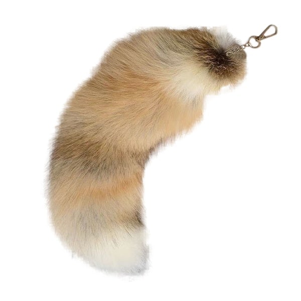 Therian Hale Plysch Nøkkelring Langt Anheng Cosplay Hale Dyre Nøkkelring 38-40CM B