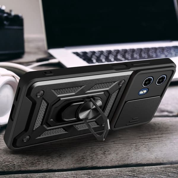Tech-Protect CamShield Pro Sort til Motorola Moto G85 5G-FY-