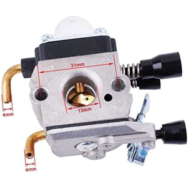 Förgasare med luftfilter för trimmer Stihl FS55 FS38 FS45 FS46 FS55C FC55 FS74 FS75 FS76 FS80 KM85, Gsedaox, Flerfärgad