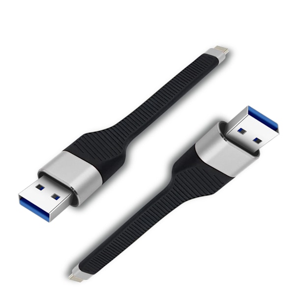 INF Kort USB-C till USB-kabel 15W 5Gbps (13,7 cm)
