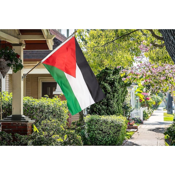 Palæstina Flag 3x5 Ft Bed for Palæstina Flag, gratis Palæstina Flag, I Stand With Palestine Udendørs Dekoration Flag -gt