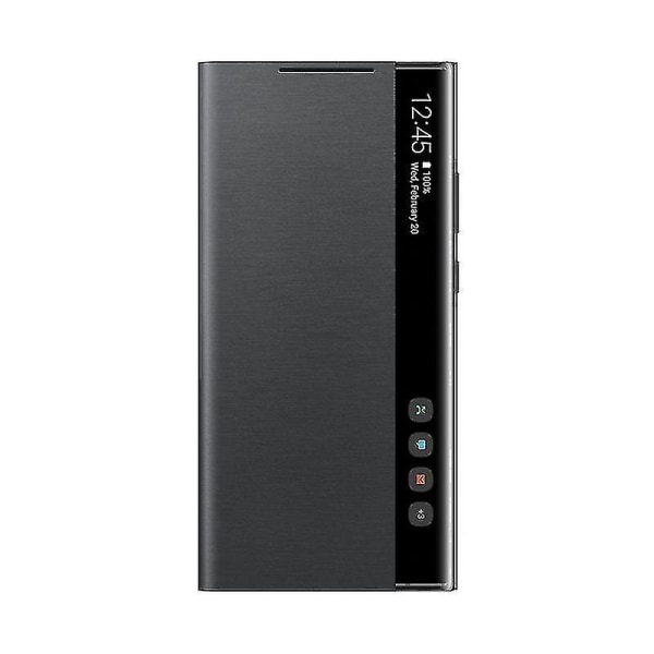 ApplyToSamsungMirrorSmartViewFlip-friSvarCoverTilGalaxyNote20/Note20Ultra5gTelefonLedCoverS-viewCoverEf-zn985MobiltelefonC(TilNote20,Sort)