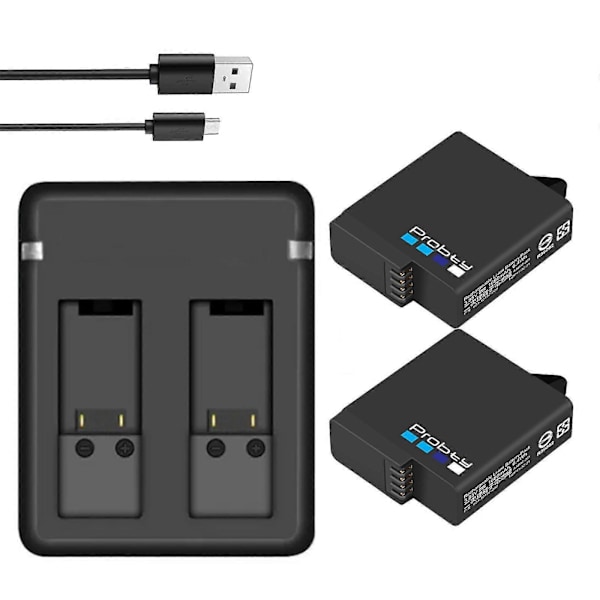 1680mAh Til GoPro Hero 7 hero 6 hero 5 Black Batteri eller Oplader til Go Pro Hero7 6 hero5 Black Kamerabatteri