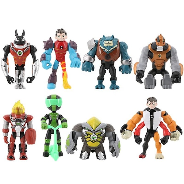 11 kpl/setti Leikkisivuhahmojen kokoelma Lahjahahmo Malli Koriste Ben 10 Lelut Maailman Suojelejat Actionfiguurit 8 in 1 8 in 1 Other