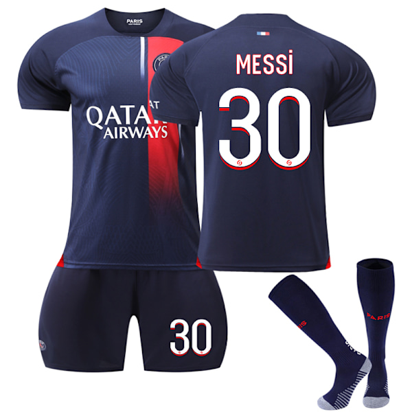Paris Saint-Germain Fotballdrakt for Barn 2023-2024 Nr 30 Messi No.30 26