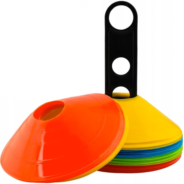 50 x Flerfärgade Träningskoner Multicolor multifärg