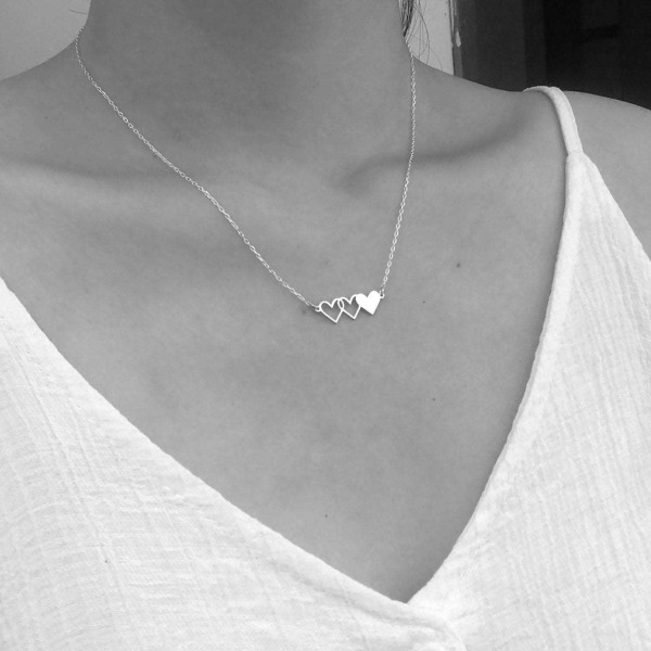 BestFriendsfor3,Sisterfor3BFFMatchingHeartPendantLongDistanceFriendshipJewelryBirthdayGift