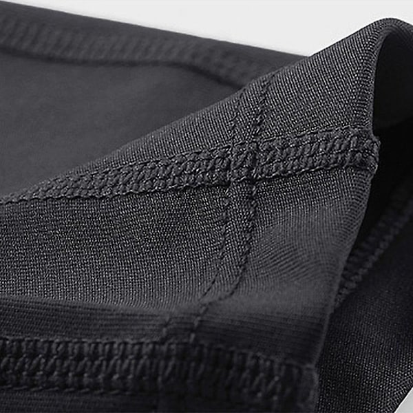 Yoga Bukser til Kvinder Høj Talje Leggings Strækbare Løbebukser Mavekontrol Træningsbukser CMK Sort Black 2XL