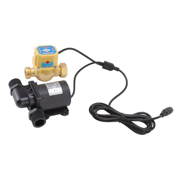 DC Børsteløs Pumpe Stille Solvarme Vannvarmer Booster Pumpe med Flowbryter 6v-24v G1/2 Hanngjenge -JJ- 0.4