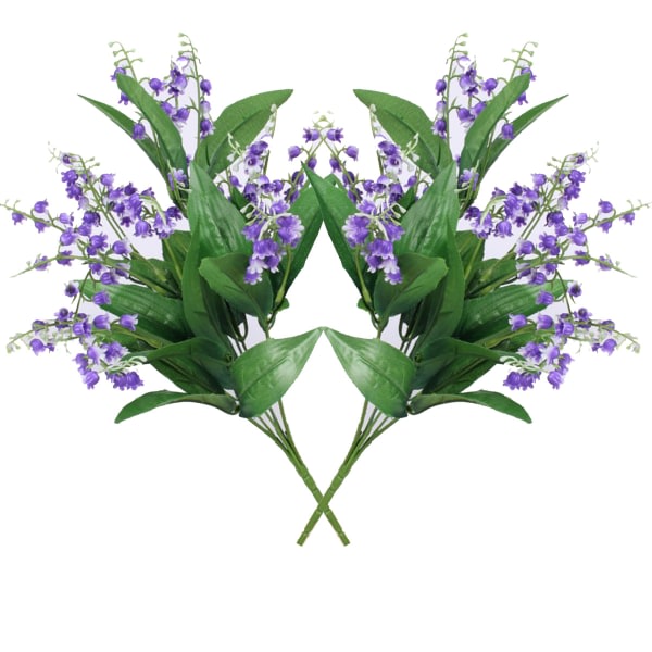Buntar konstgjorda blommor utomhus UV-resistenta falska blommor