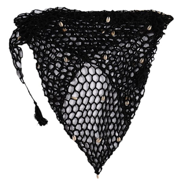 Kvindes Badedragt Sarong Wrap Skjørt Strand Dækning Badedragt Bikini Cover-Ups Badetøj Black