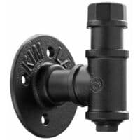 Retro Industrial Hex Hook 3 Pcs Kitchen and Bathroom Hook Combination Wall Hook (Black 1 Pc),-FY-