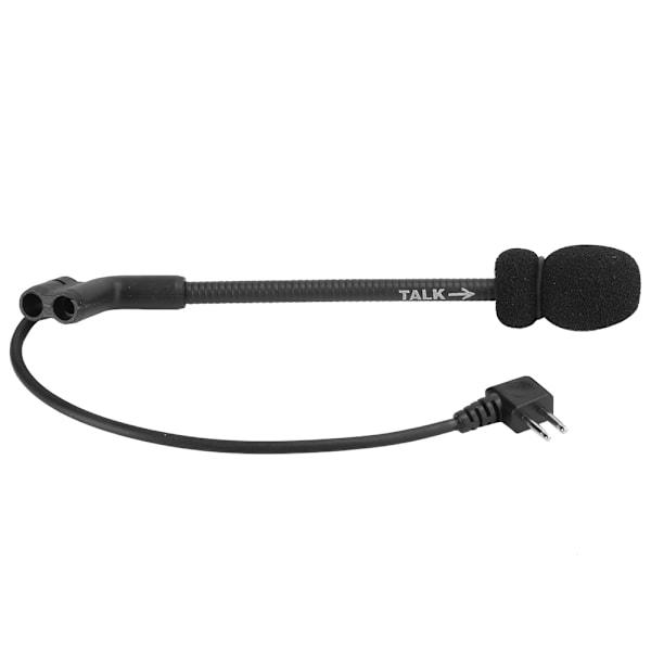 Sort Z Tactics Mikrofon MIC 2 Pin til Comtac II H50 Støjreduktion Headset Klar Lyd++