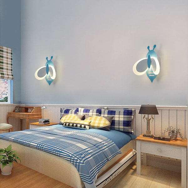 Bi LED-vägglampa för barnrum LED-vägglampa akrylvägglampa för barnrum vardagsrum