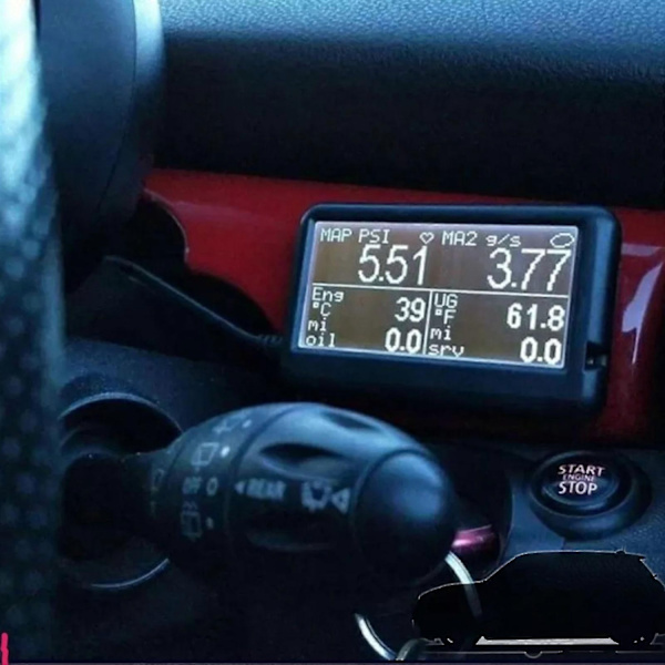 Gen 2 Mini R56 Ultra Gauge EM Plus OBD II, OBD2 -vikakoodinlukija - UltraGauge v1.4, 50% ALENNUS - WELLNGS -KK