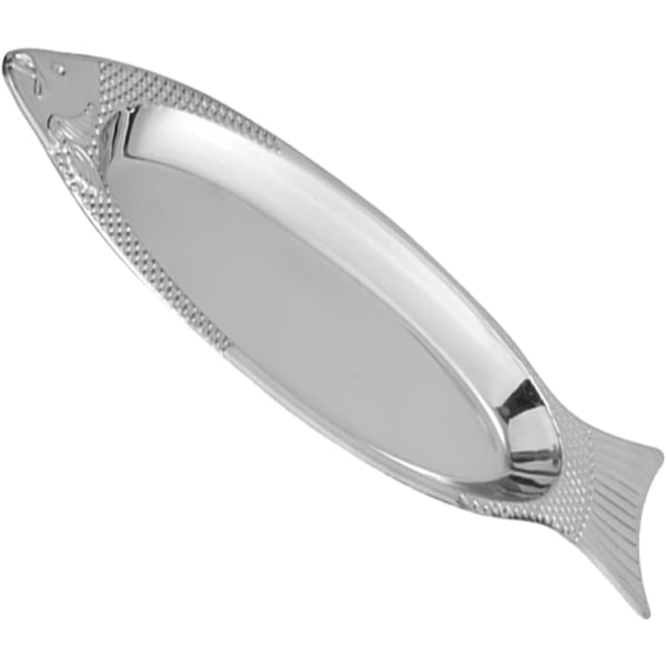 Galaxy Fisk Serveringsfat Rustfritt Stål Fiskerett for Kjøtt Appetittvekkere Dessert Fisk-X42-