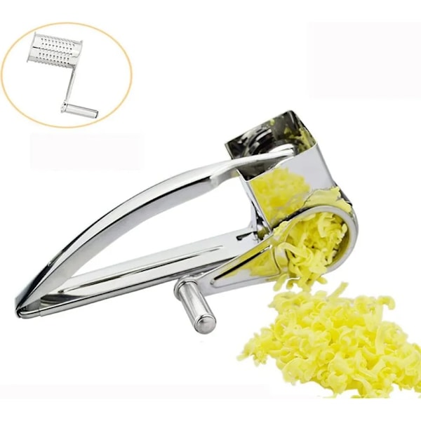 Parmesanrivare, parmesanmalare, osthyvel med vev, rostfritt stål, diskmaskinsäker