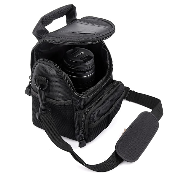 Mjukt vadderat kameraväska/fodral i medium storlek för Nikon, Canon, Sony, Pentax, Olympus Panasonic, Samsung och många fler