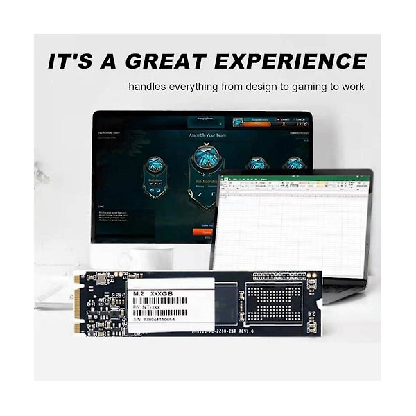 M.2 Ngff Ssd M.2 Sata3 1tb Solid State Drive 2280 Intern Harddisk Hdd Til Stationær Computer Bærbar Computer